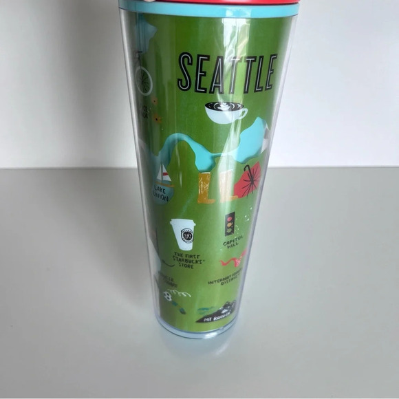 Starbucks Seattle Local Collection Cold Cup Tumbler Venti 24 oz - Picture 6 of 15